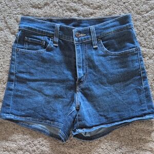 LevisClassic Blue Denim Women's Shorts Size 26
